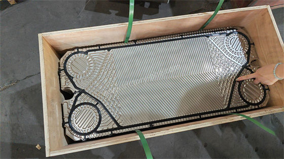 สะอาด GEA เครื่องแลกเปลี่ยนความร้อนแผ่น Powder Coating 0.5mm 0.6mm ความหนา