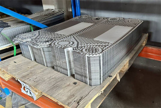 สะอาด GEA เครื่องแลกเปลี่ยนความร้อนแผ่น Powder Coating 0.5mm 0.6mm ความหนา