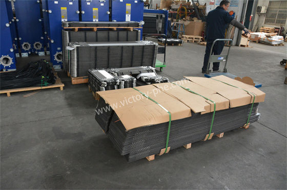 เครื่องแลกเปลี่ยนความร้อน APV Plates 0.5mm 1.00mm ความหนา วัสดุเหล็กไร้ขัด