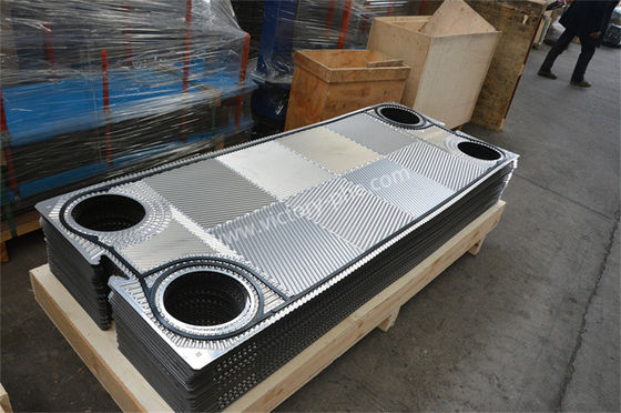 เครื่องแลกเปลี่ยนความร้อน APV Plates 0.5mm 1.00mm ความหนา วัสดุเหล็กไร้ขัด