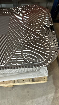 สะอาด GEA เครื่องแลกเปลี่ยนความร้อนแผ่น Powder Coating 0.5mm 0.6mm ความหนา