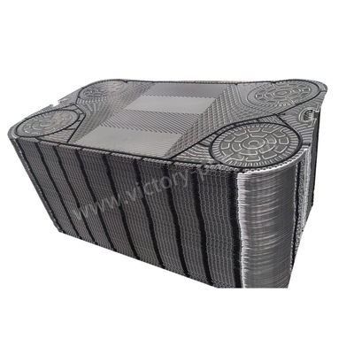 Hastelloy Vicarb Plates Gasket สําหรับ Vicarb exchanger การปรับปรุงใหม่