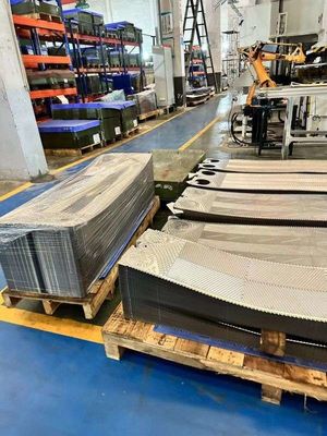 0.4 มิลลิเมตร Accessen แลกเปลี่ยนความร้อนแผ่น Powder Coating การบํารุงรักษาประจํา