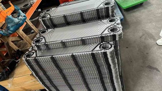 เครื่องแลกเปลี่ยนความร้อนจากแผ่นทองแดงที่สะอาดและคอมพัคต์ พร้อมกว้าง DN50-DN500