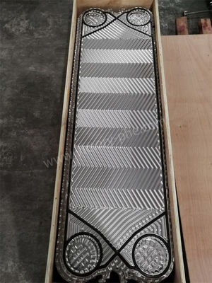 แผ่นแลกเปลี่ยนความร้อน Herringbone สําหรับการใช้งานอุณหภูมิด้วย NBR/EPDM/Viton Gasket