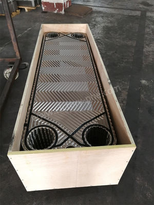200V / 380V เงียบสงบ สะอาด Flanged Gasket เครื่องแลกเปลี่ยนความร้อนแผ่น NBR EPDM Viton สําหรับการถ่ายทอดความร้อนที่ดีกว่า